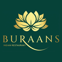 Buraans Indian Restaurant logo.